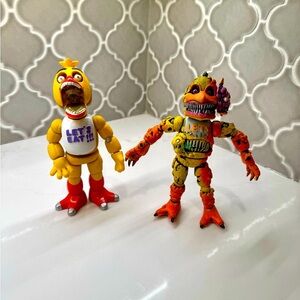 Five Nights at Freddy's anamatronic figures